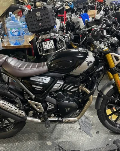 [T9/2026] Triumph Scrambler 400X 2024 BSSG cavet một chủ từ đầu 11x triệu Full đồ cơ bản 