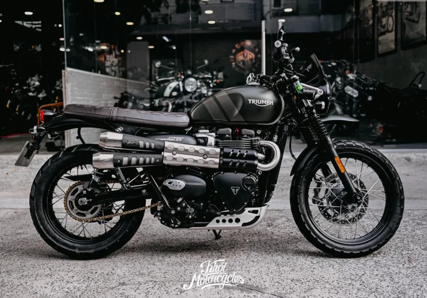 Triumph Street Scrambler 900cc 2022 odo 7k km