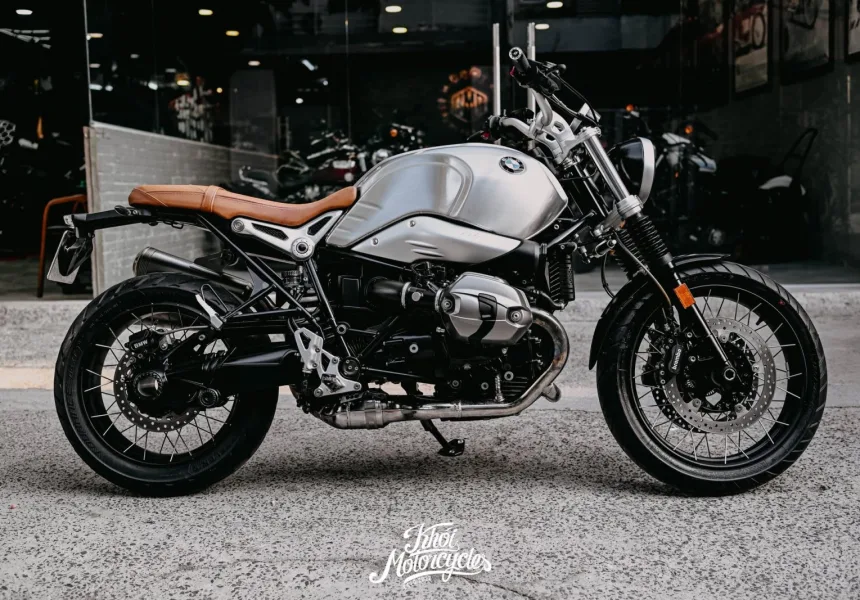 BMW R9T Scrambler 2020 bản bánh căm GS odo 18k km